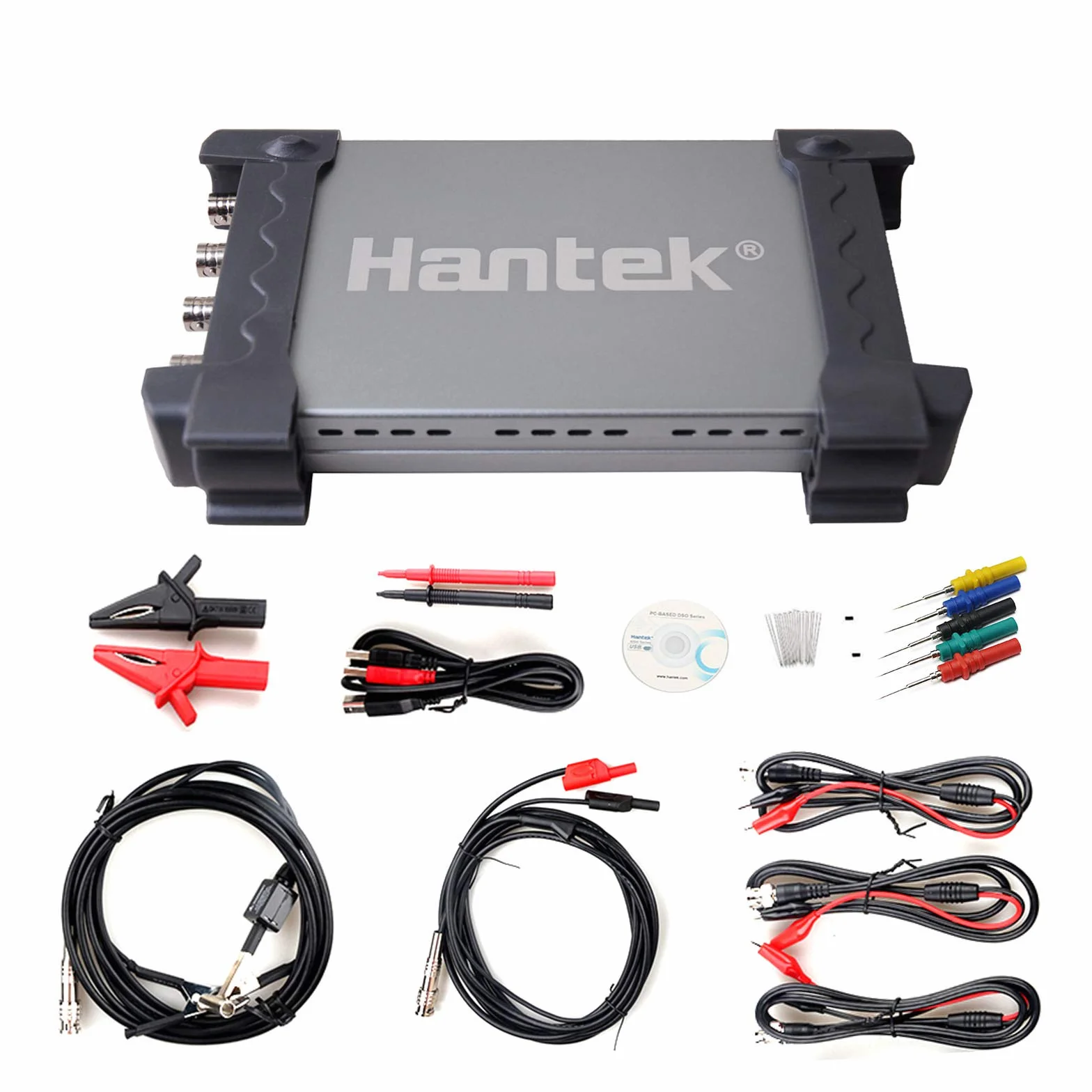 Osciloscopio 6074be de 4 canales con diagnóstico automotriz USB para PC (70 MHz) de Hantek