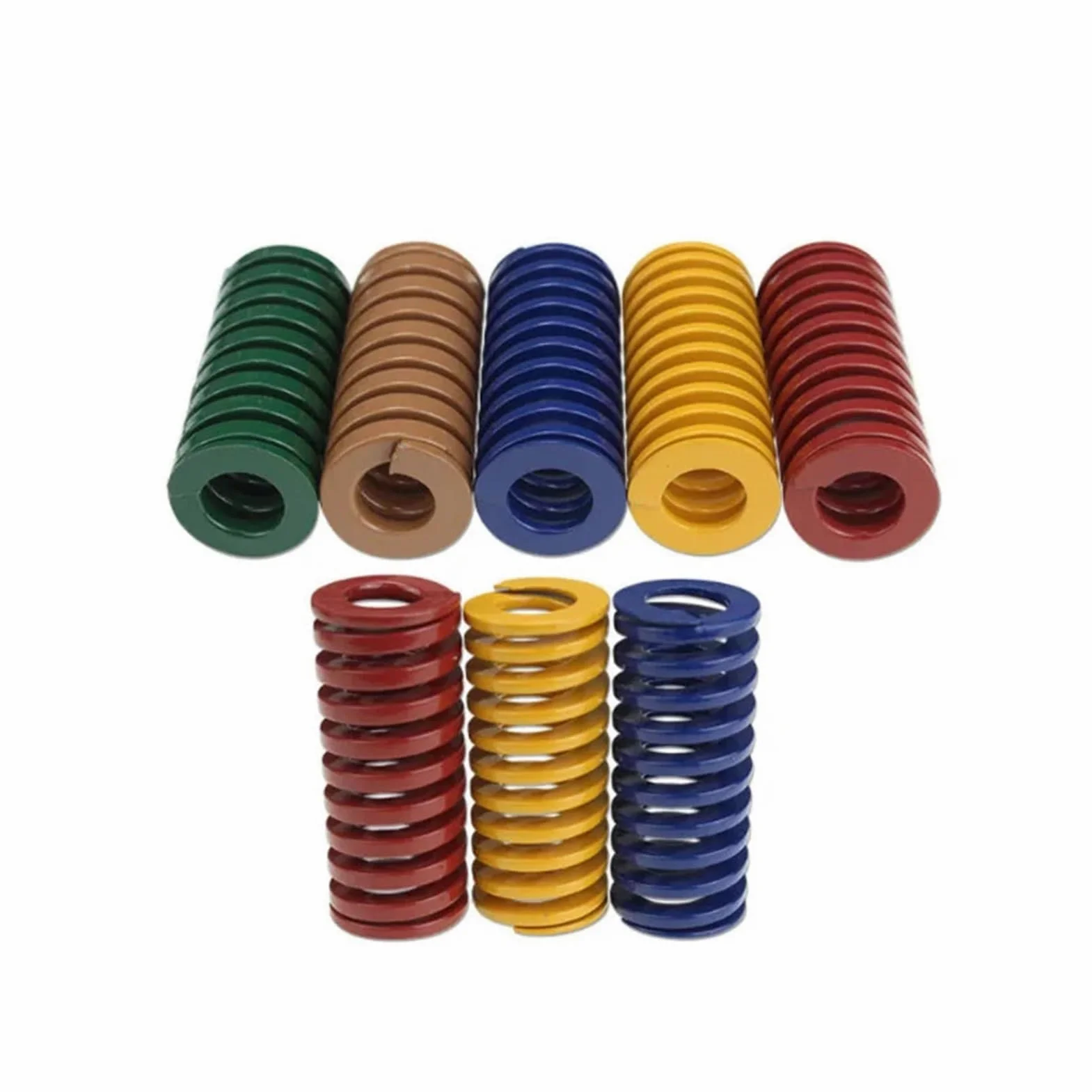 1 resorte de troquel. | Resorte de estampado en espiral de acero de aleación OD50mm ID25mm L20-200mm(50x25x70mm,Blue)
