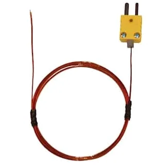 Digi-Sense Type-K, Sonda aislada Kapton, Mini Conn, Exp, 5 pies de calibre 30, paquete de 6