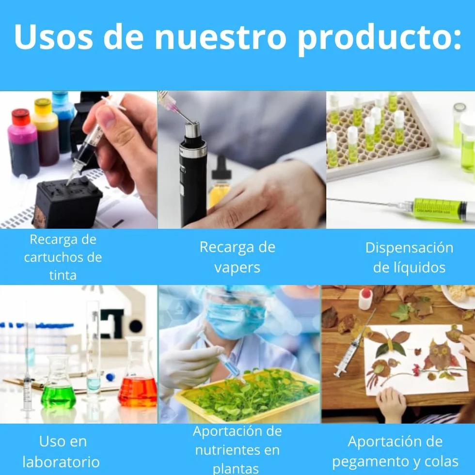 Jeringuillas 5ml 23G desechables luer-lock estéril 25uds