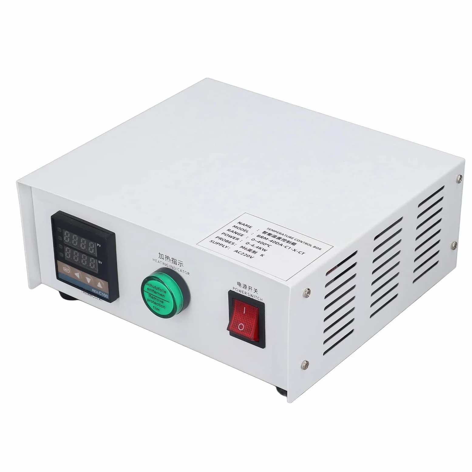 ciciglow Controlador de Temperatura PID SelbstmungsBox para Estufas Infrarrojas Remotas y Hornos de Chapa (#3)