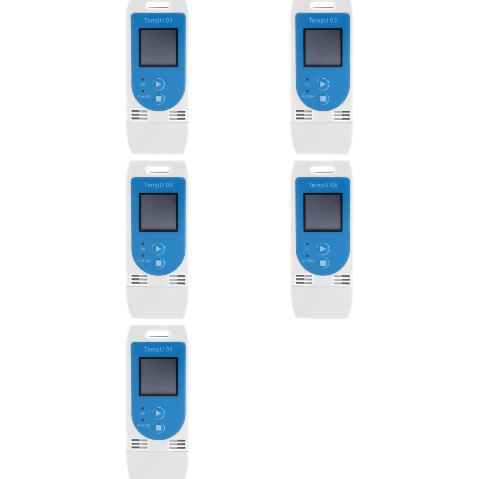 5X TempU 03 Registrador de Datos de Temperatura y Humedad USB Registrador de Datos de Temperatura Medidor de Grabación de Humedad con Capacidad de 32,000