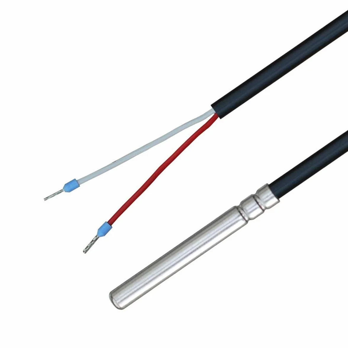 Sensor de temperatura NTC 10kOhm 3977K con cable PVC 105°C 10m
