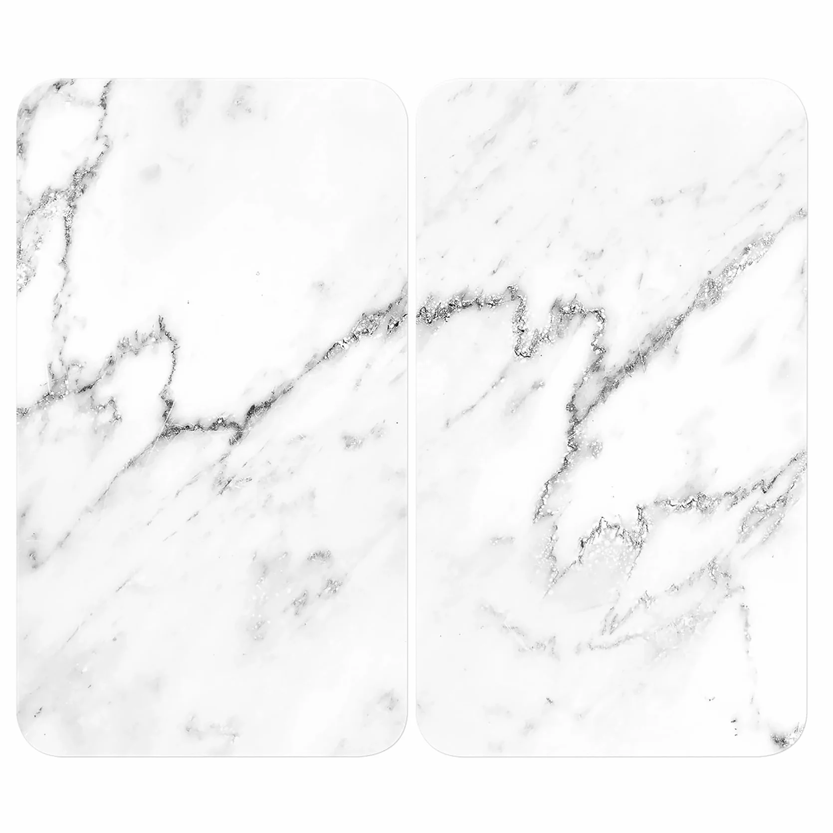 WENKO Placas protectoras cocina Mármol ajustable altura 30 x 52 cm juego 2