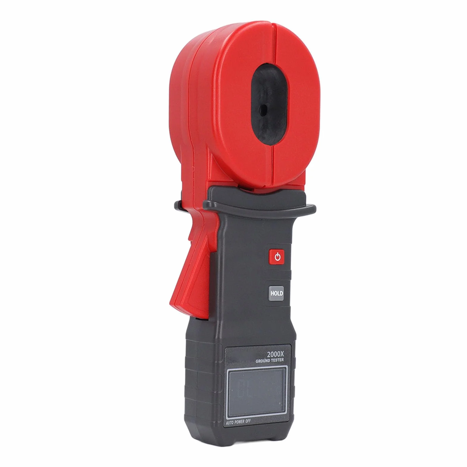 Medidor de tierra digital Medidor de alta precisión Pantalla LCD LCD Auto Rango de tierra Tester Earth Tester 0.01 500Ω Para ingenieros eléctricos Mantenimiento industrial
