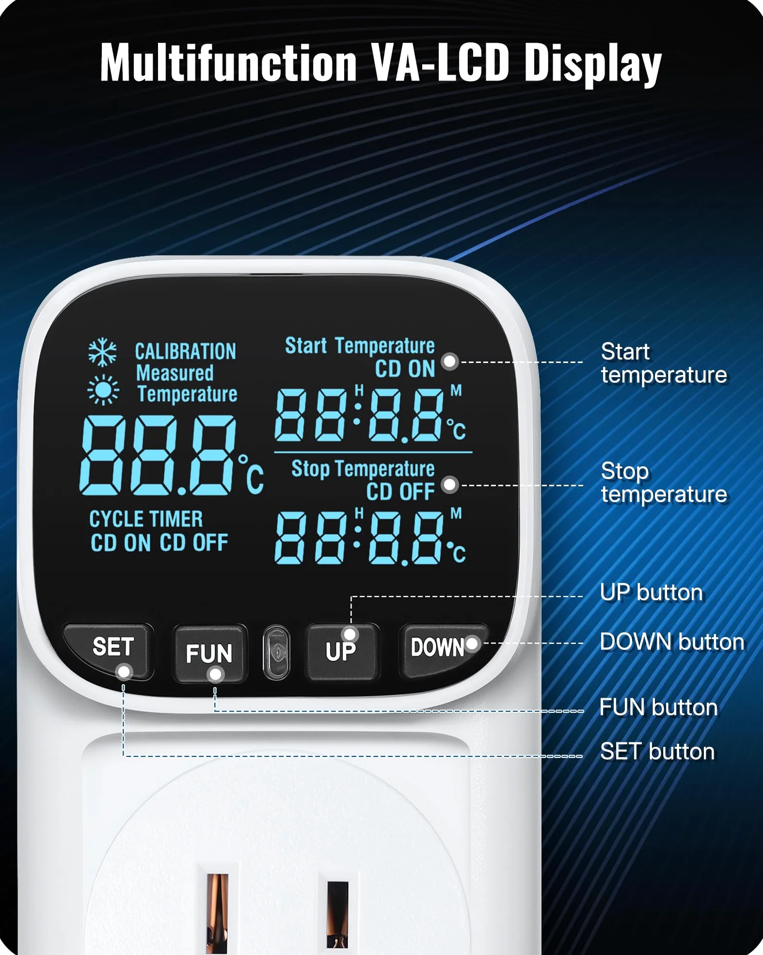 Controlador digital de temperatura W01TC06