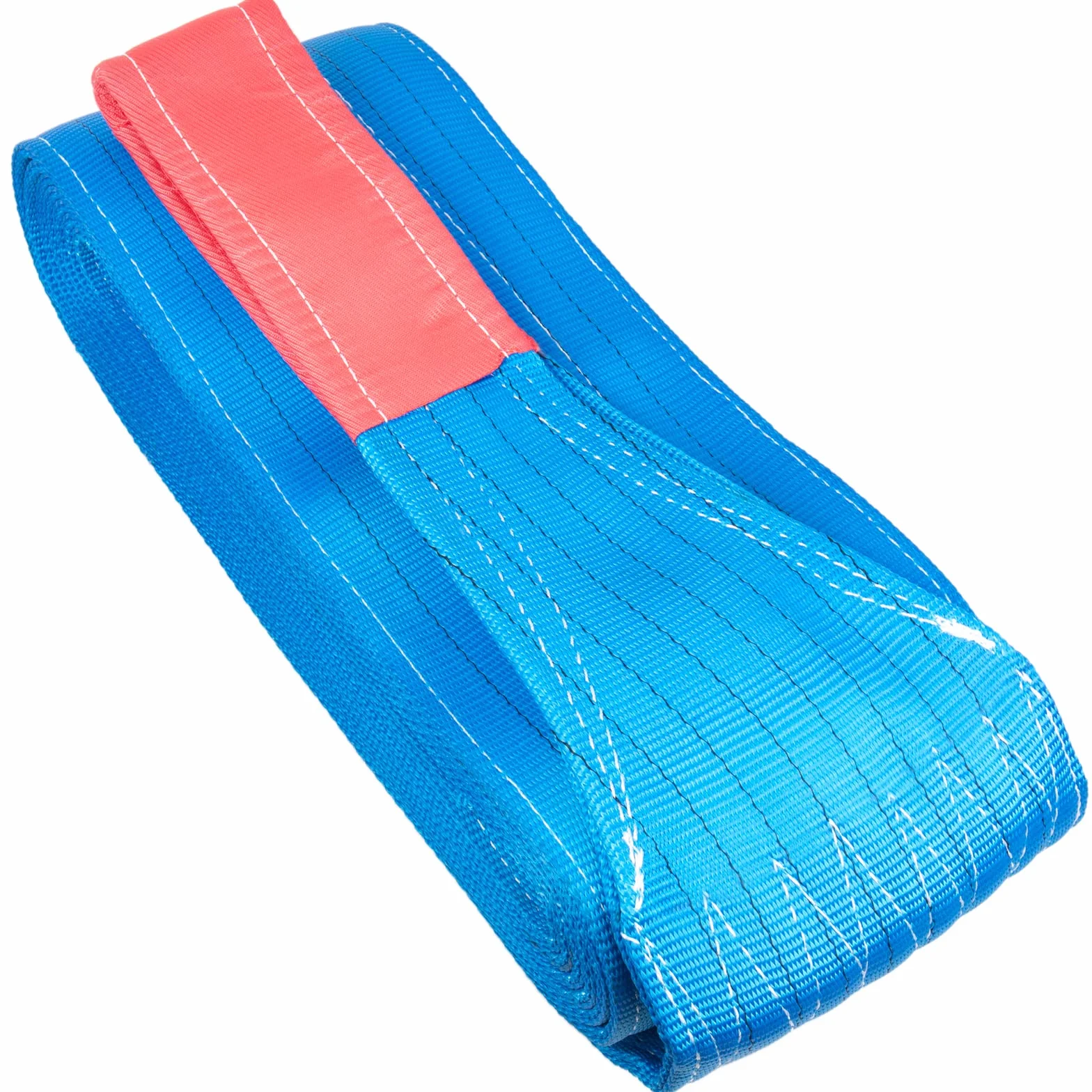 PrimeMatik - Correa de Carga, Eslinga de Carga de 5 m x 240 mm 8000 Kg para izaje y grúas, Color Azul