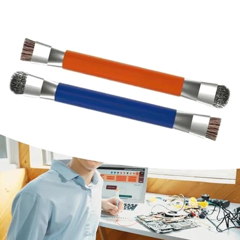 Cepillo antiestático para limpieza segura de placas de circuito ESD, herramienta esencial para el mantenimiento eficiente de dispositivos electrónicos