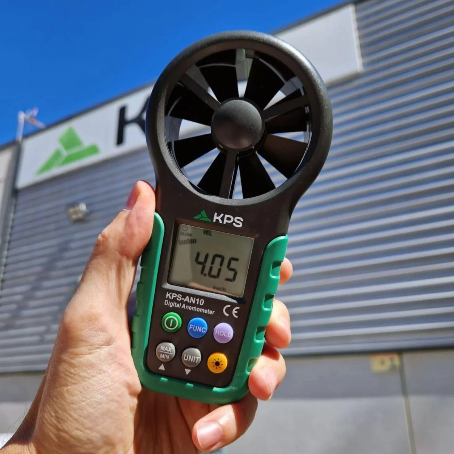 Anemometro Digital Profesional KPS-AN10 Medida Velocidad Caudal Aire