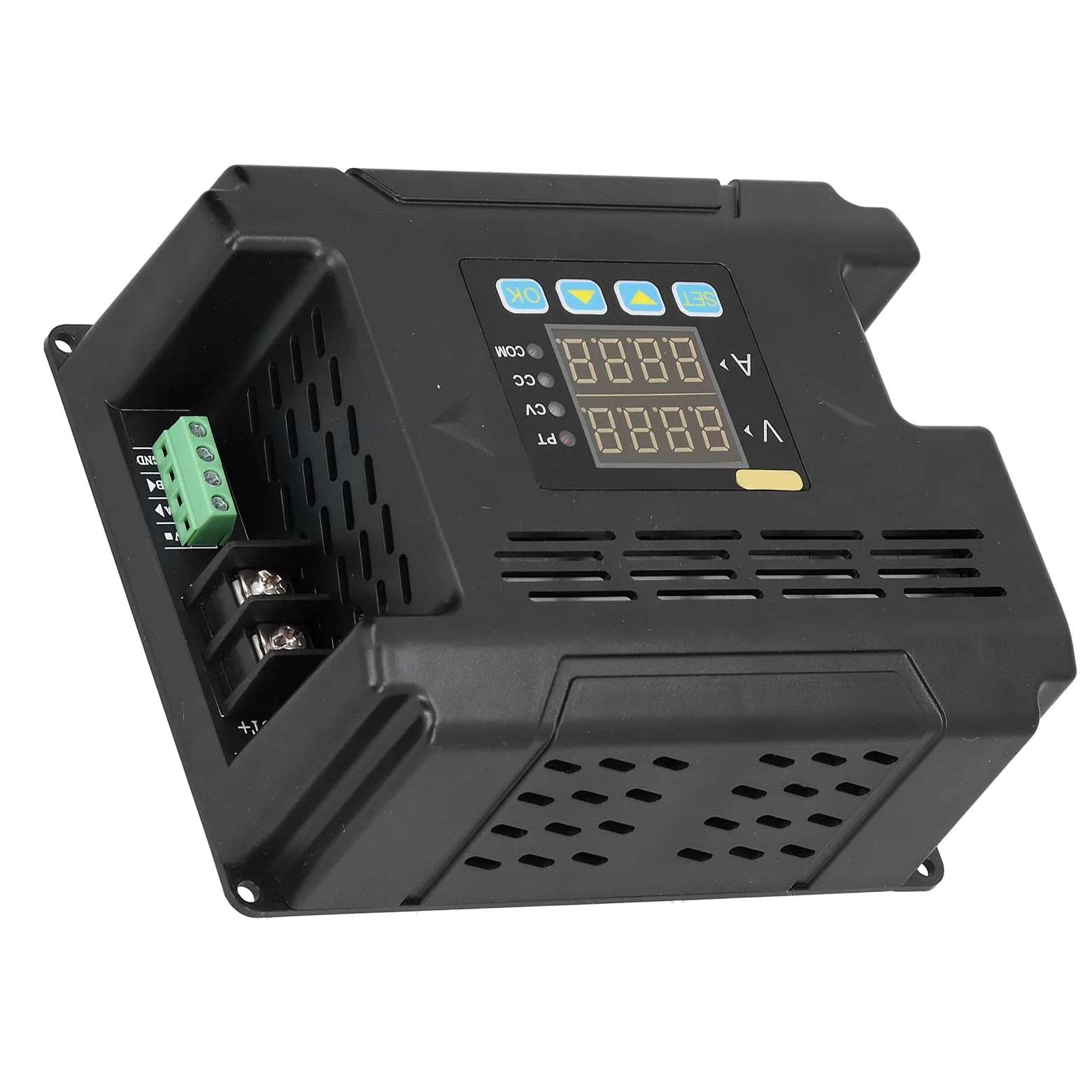 Ejoyous Fuente de Alimentación CC Pantalla Digital ABS Fuente de Alimentación Regulada Conmutada Entrada de 10 A 75 V 0,01 A 60 V Control Programable de 0 A 16 A para Laboratorios de Reparación de