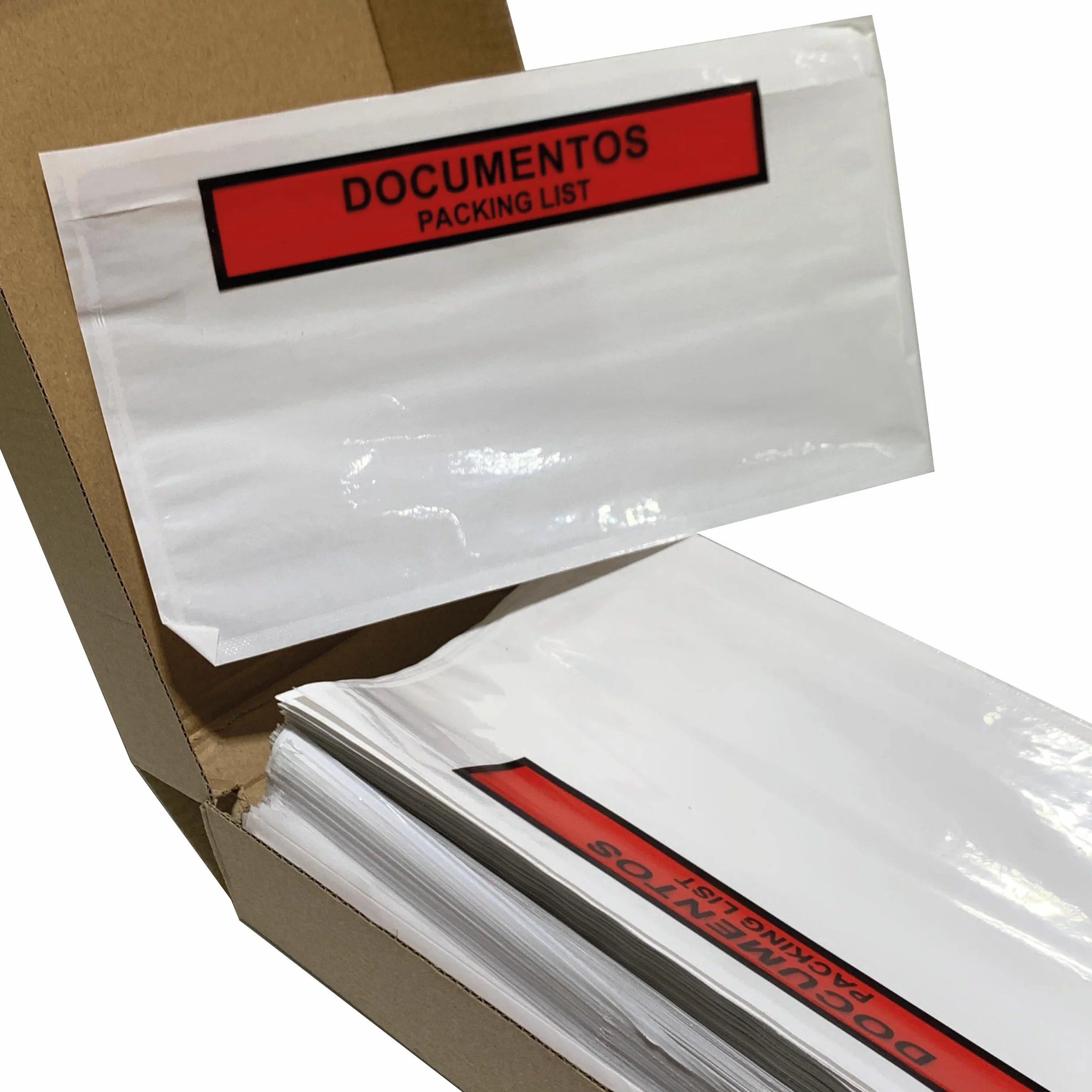 Sobres Packing List 240x140 mm – Caja de 250 Unidades – Adhesivos Transparentes para Documentos