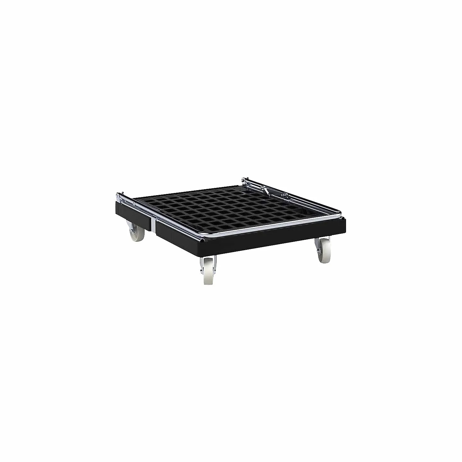 eurokraft Basic | Tablero rodante | Carga máx 500 kg | a Partir de Material Reciclado | Negro | con.