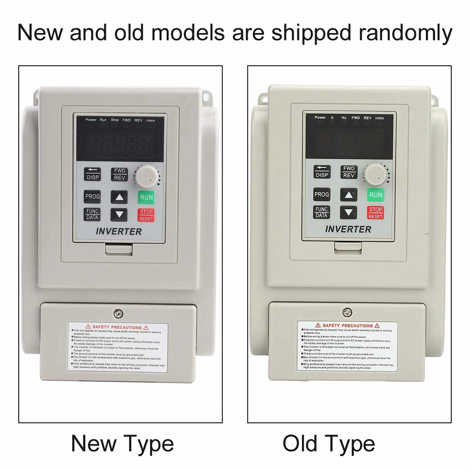 Unidad de frecuencia Variable VFD AT2-0750X Inversor VFD 220V Ca Inversor de Accionamiento de Frecuencia Variable Controlador de Velocidad VFD para Motor Monofásico de 0,75 KW