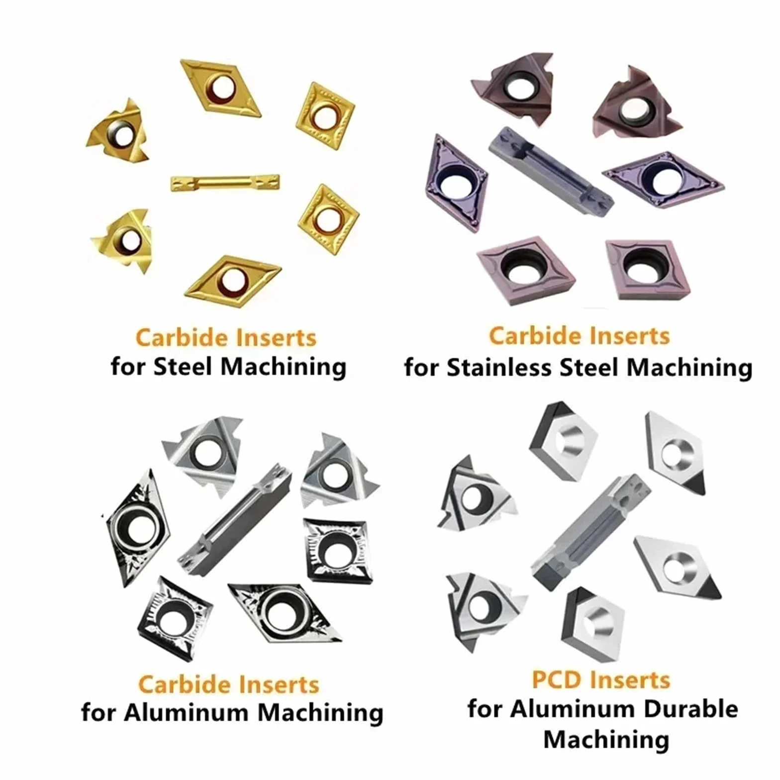 Herramientas de torneado 7 juegos de portaherramientas de torneado de torno CNC de 20 mm, barra de mandrilar con insertos y llaves aplicables, juego for torneado y roscado(20mm for Stainless)