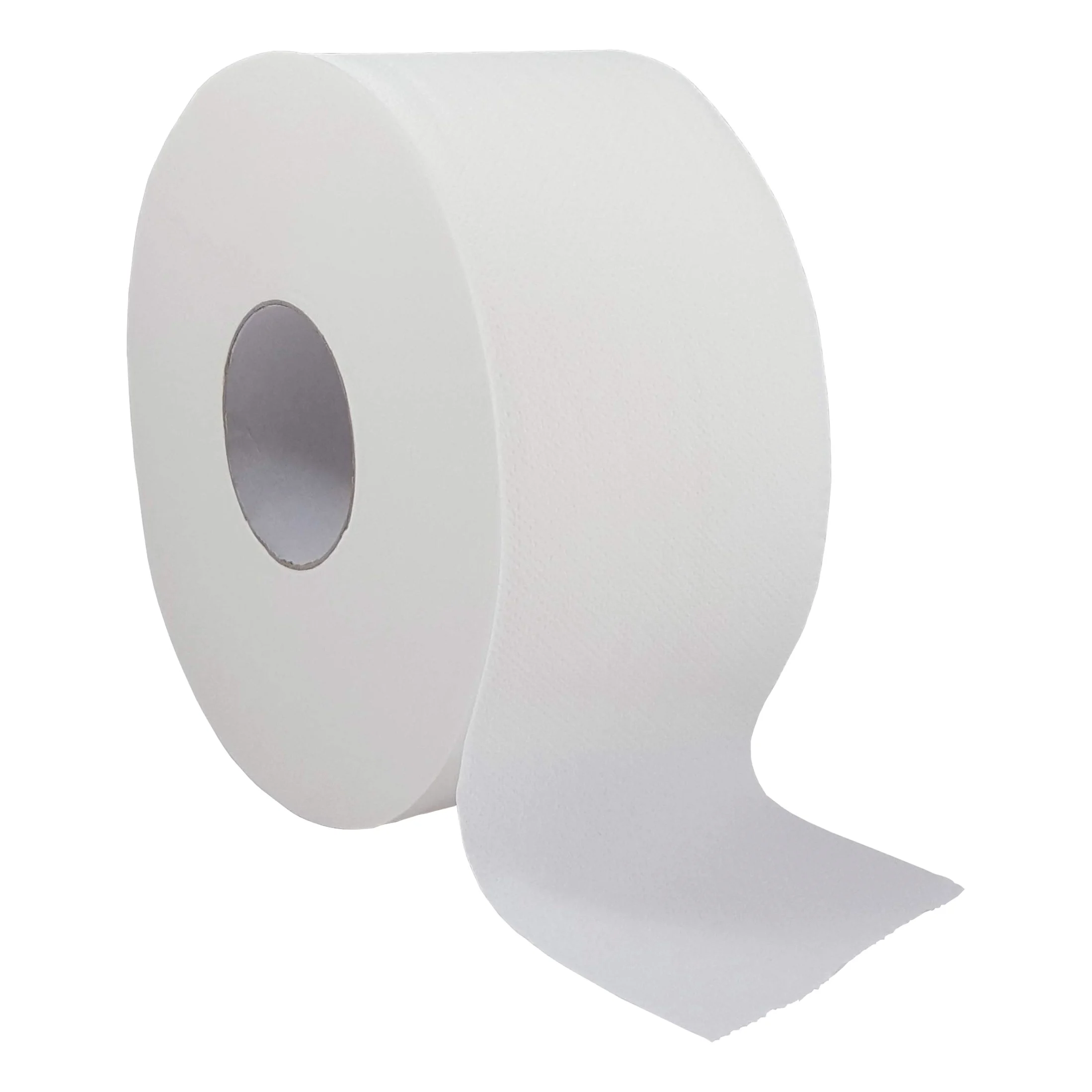 Papel Higiénico Industrial. Rollo de 160 metros y 490 gramos. Doble Capa con precorte Gofrado. Caja 12 unidades.