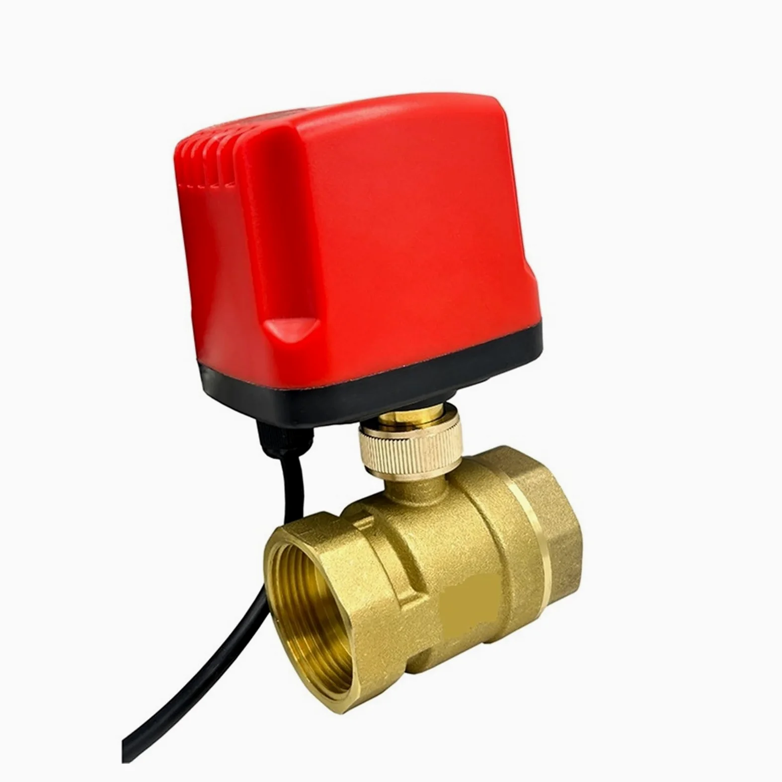 Válvula de bola Válvula de bola motorizada 1/2" 3/4" 1" 2" Válvula de bola eléctrica de latón resistente al agua Válvula de bola de latón de tres cables o dos líneas Para equipos de agua potable(1/2",