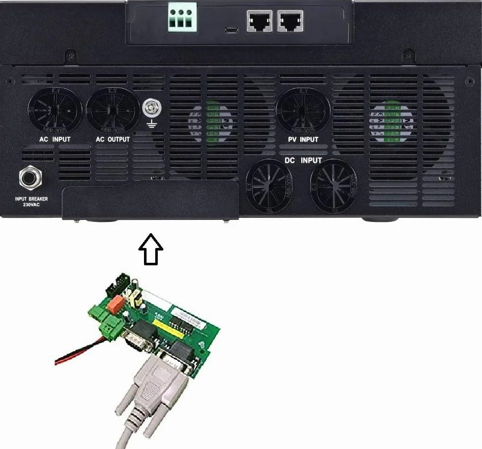 24/3000 Voltronic Axpert King 3KVA Inversor Cargador de asilada 3000W 24V MPPT 60A