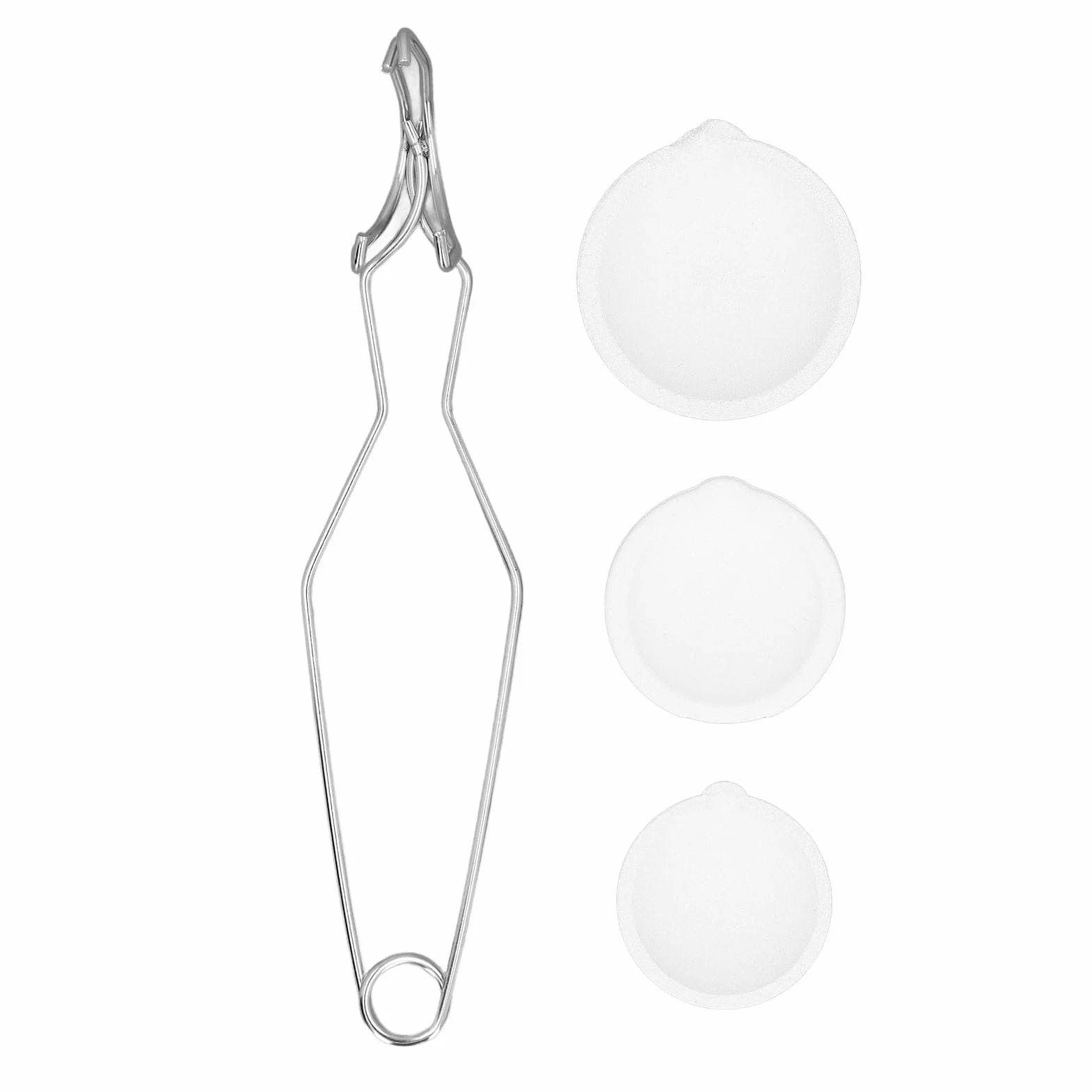Juego de crisol de cuarzo 250 g 150 g 100 g con soporte acero inoxidable para fundir oro plata cobre