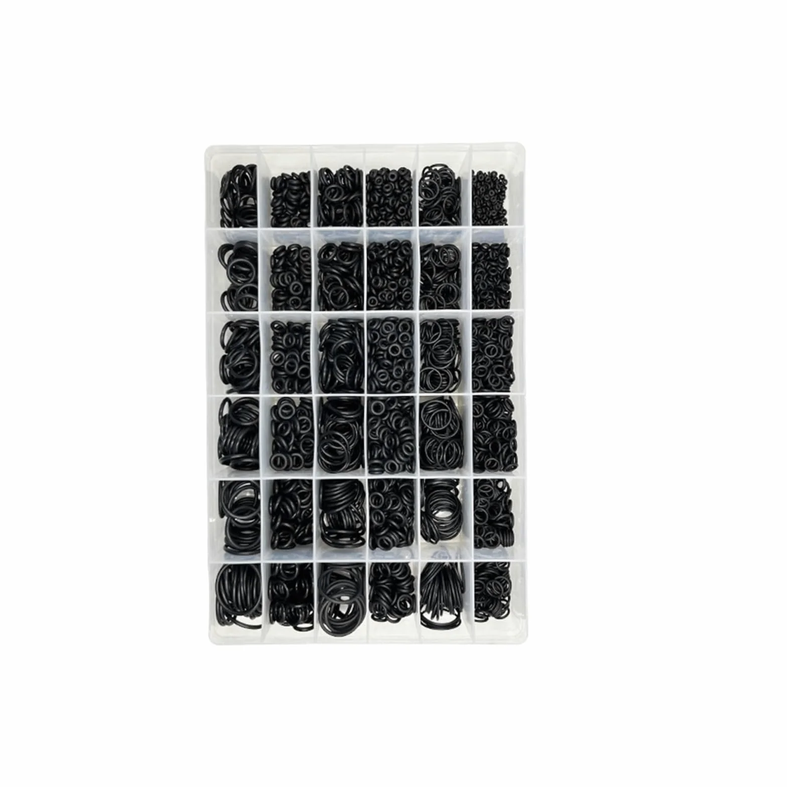 Junta tórica de goma for juntas de plomería, arandela de sellado, junta tórica resistente al aceite, grifo de plomería for automóviles, reparación de agua, junta tórica NBR negra(2840pcs 1set)