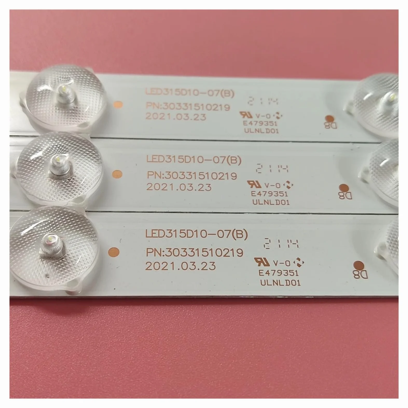 Tiras de retroiluminación LED for lámpara de TV, Kit de barra de TF-LED32S41T2, bandas LED, reglas LED315D10-07(B) LED315D10-ZC14-07(A), 3 uds.(10 Set)