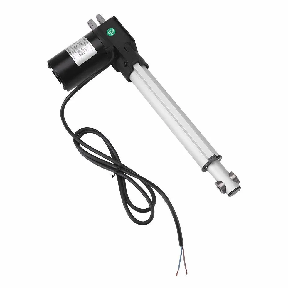 Actuador lineal 12V DC Motor Heavy Duty 6000N 600KG 5mm / s Carrera 100-500mm Motor de Carga Eléctrica IP54 Metal(500mm)