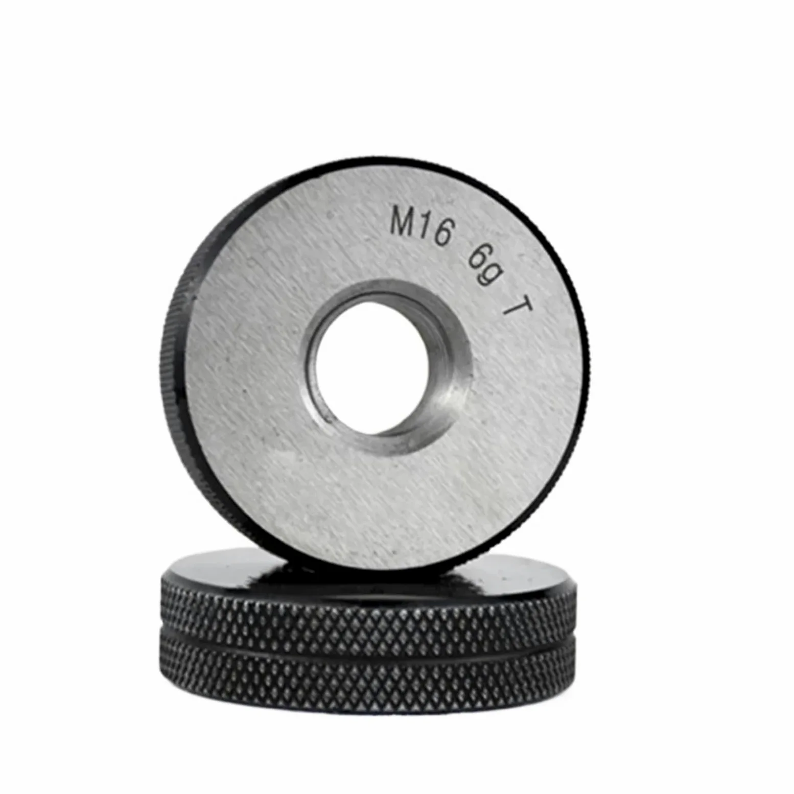 1 Juego de calibre de anillo de rosca y calibre de enchufe M1x0.25 6H 6G herramienta de medición de rosca de precisión(M24x3)