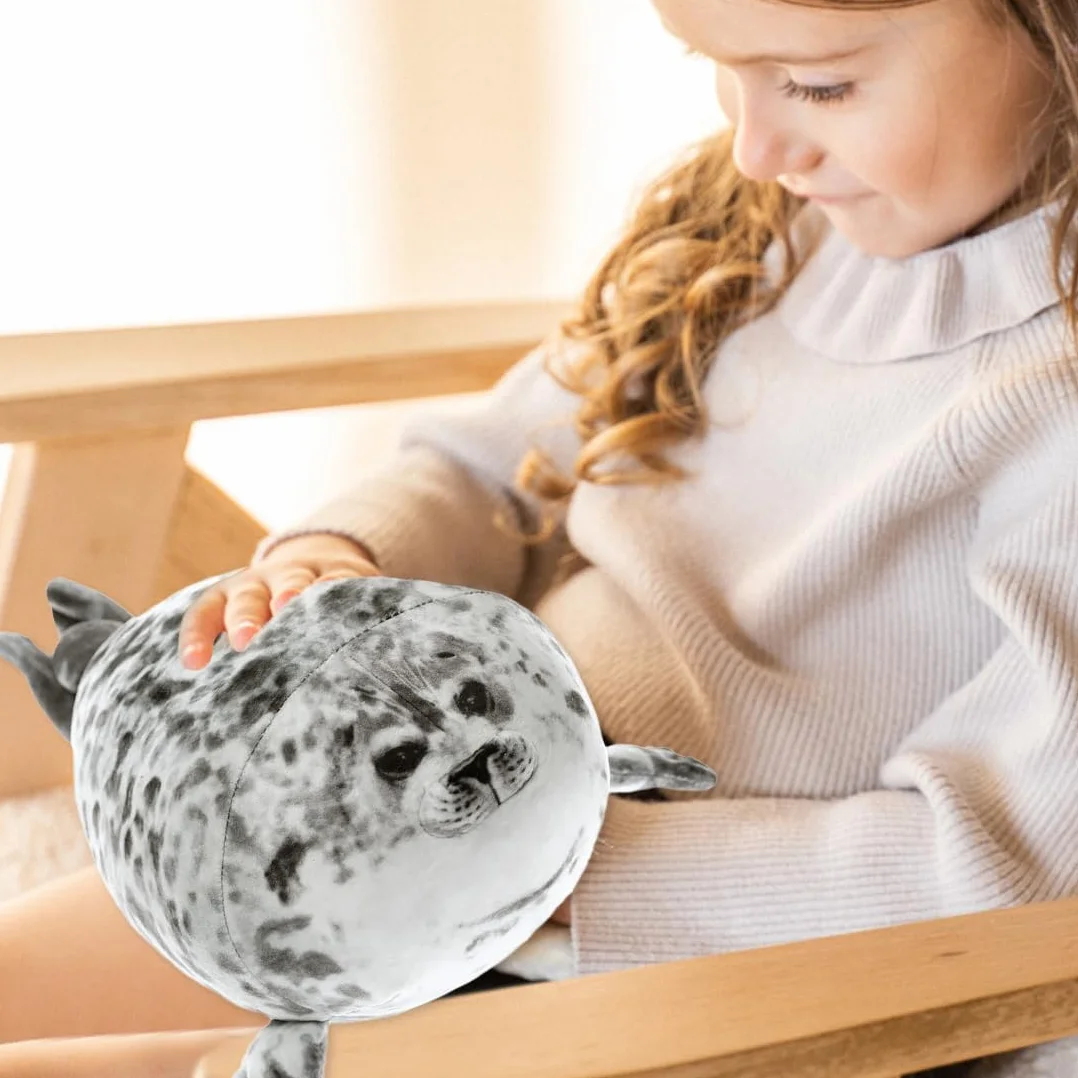 Peluche Foca Almohada para Abrazar 30cm Regordeta Regalo Niños