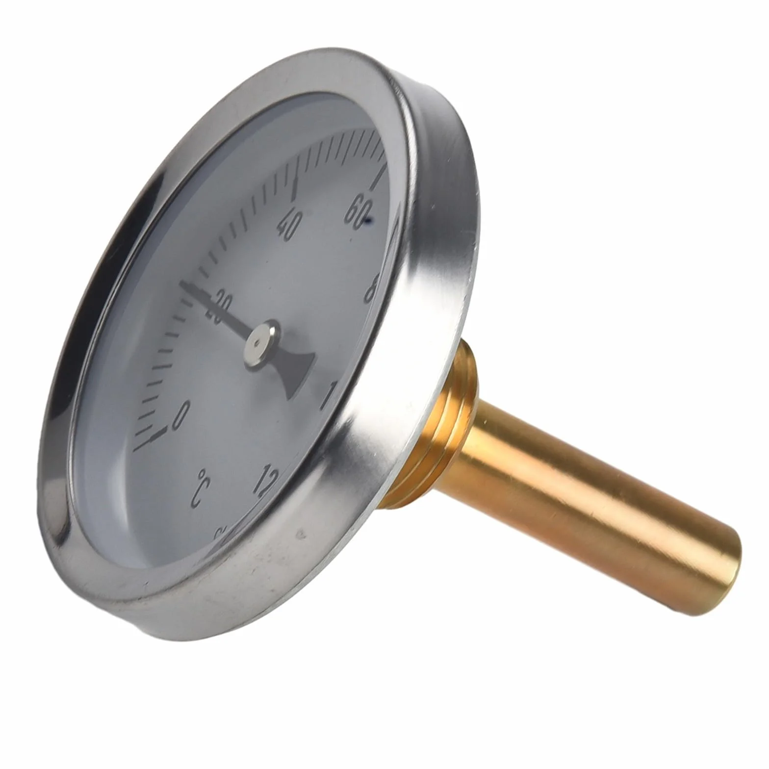 Medidor de diámetro 63 mm termómetro DIAL 0-120 °C para tanque aceite calefacción tubería agua caliente