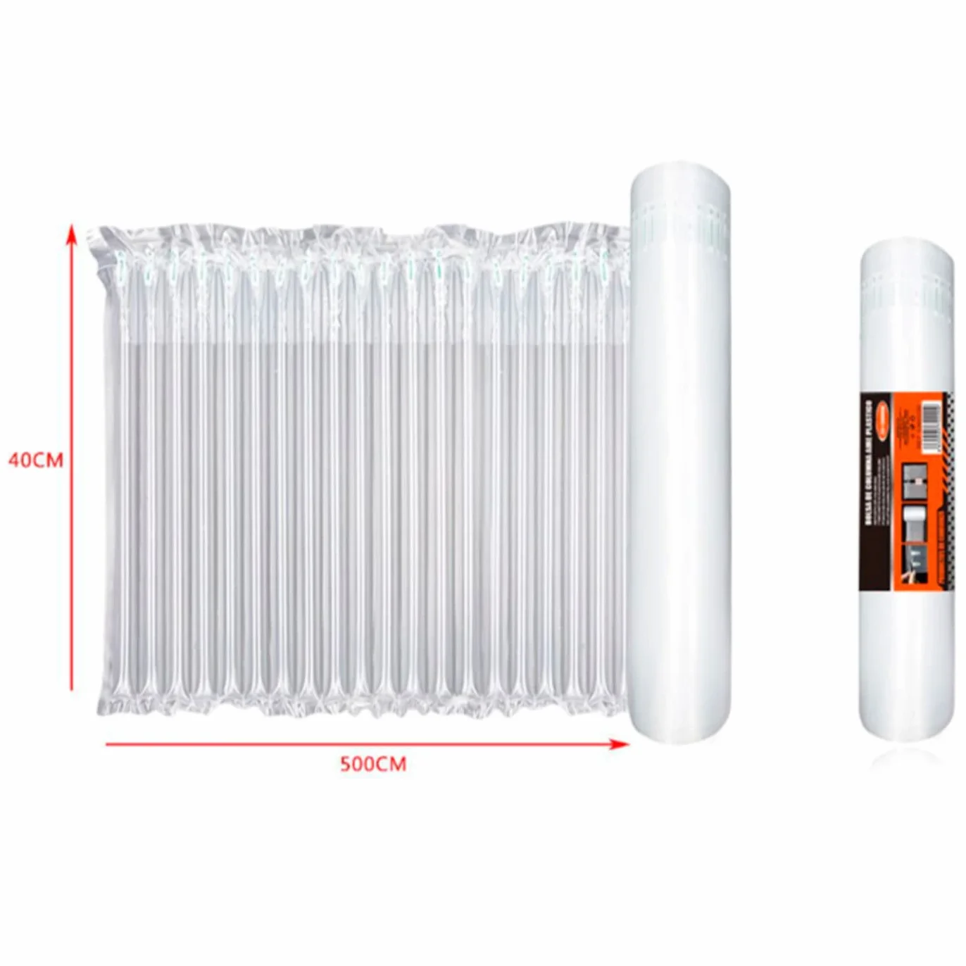 Tradineur Pack 6 Rollos de Embalaje de Plástico Inflable 40 x 500 cm