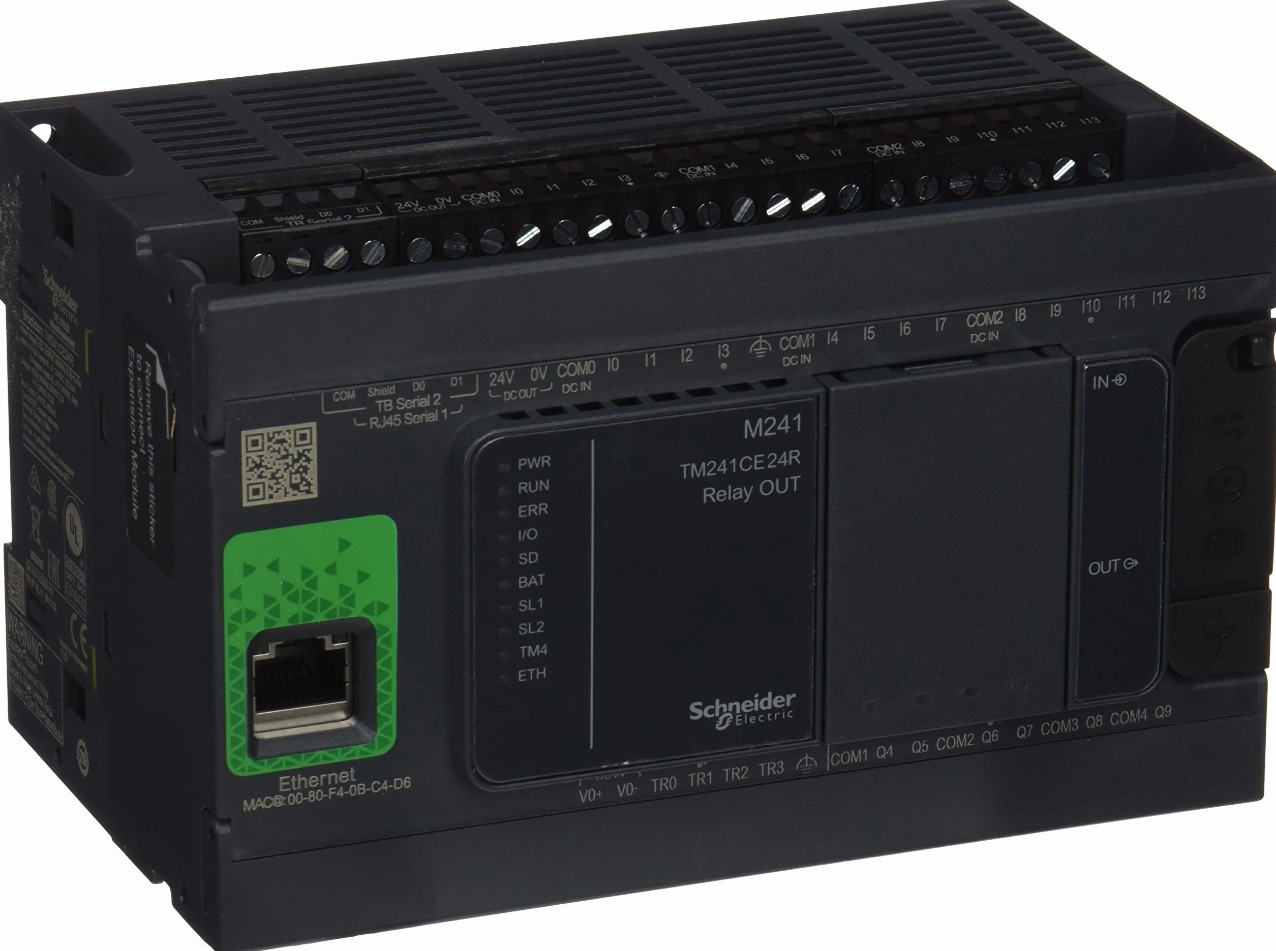 Schneider Electric TM241CE24R Controlador M241 24 Io Relay Ethernet