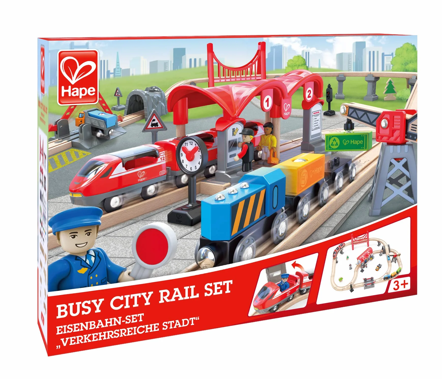 Hape Conjunto de Vías Ciudad Bulliciosa E3730