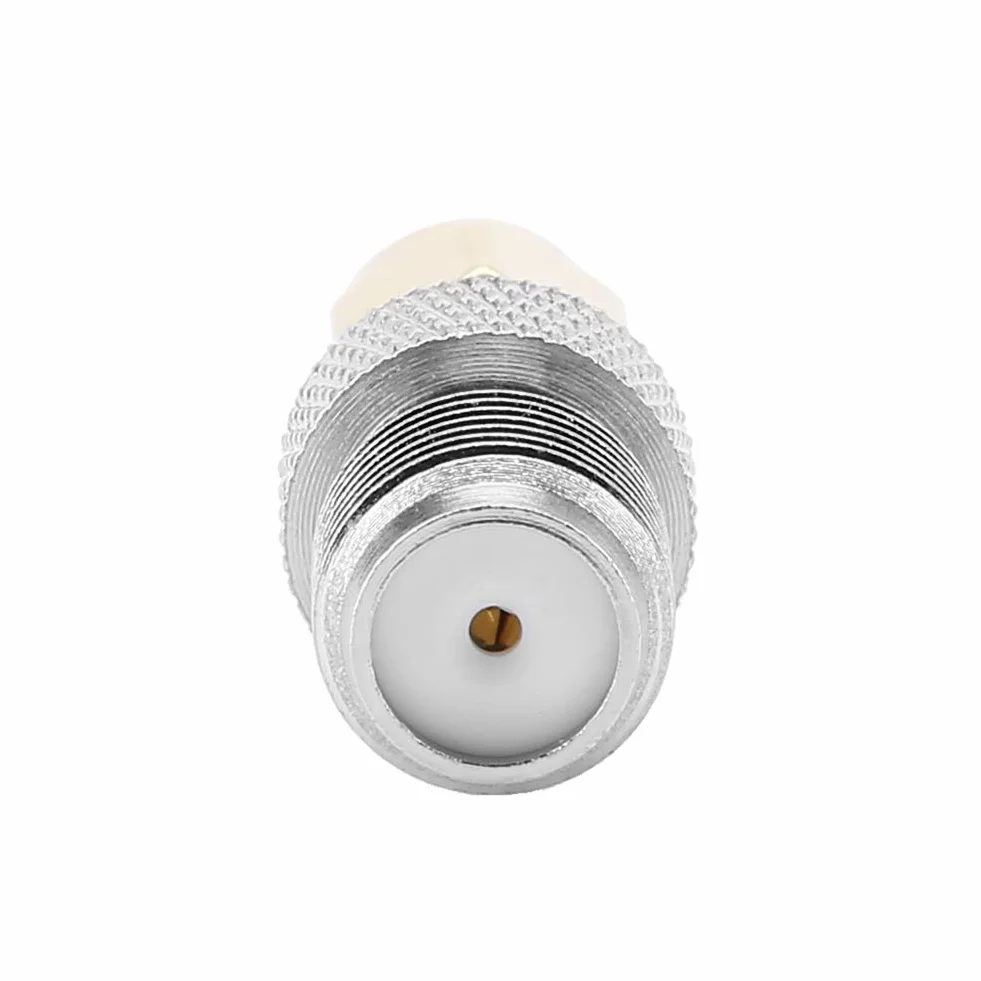 Adaptador Coaxial RF SMA Macho a F Hembra, Conector de Acoplamiento Recto, Alta Transmisión