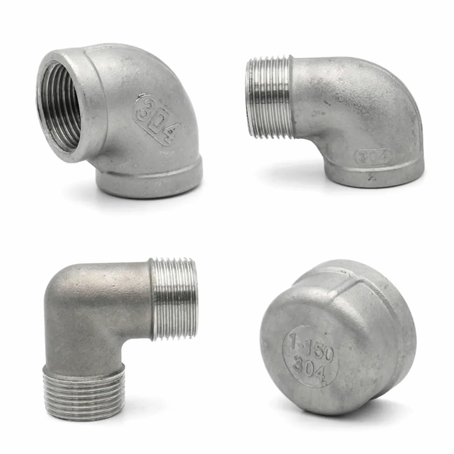 1 Uds. Accesorios de tubería de acero inoxidable 304 1/4 "3/8" 1/2 "3/4" 1 "BSP hembra + macho roscado tres vías codo de 4 vías tipo T(Internal Y-3-Way,1-1/2")