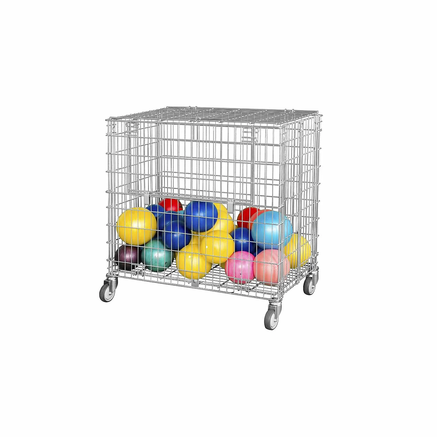 Certeo | Carro para Pelotas | bajo Llave | Altura de llenado 870 mm.