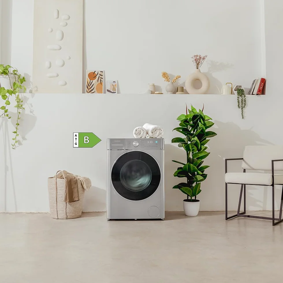 Cecotec Bolero Wash&Dry 8590 Lavadora Secadora 8.5kg 1400RPM Inverter Steel