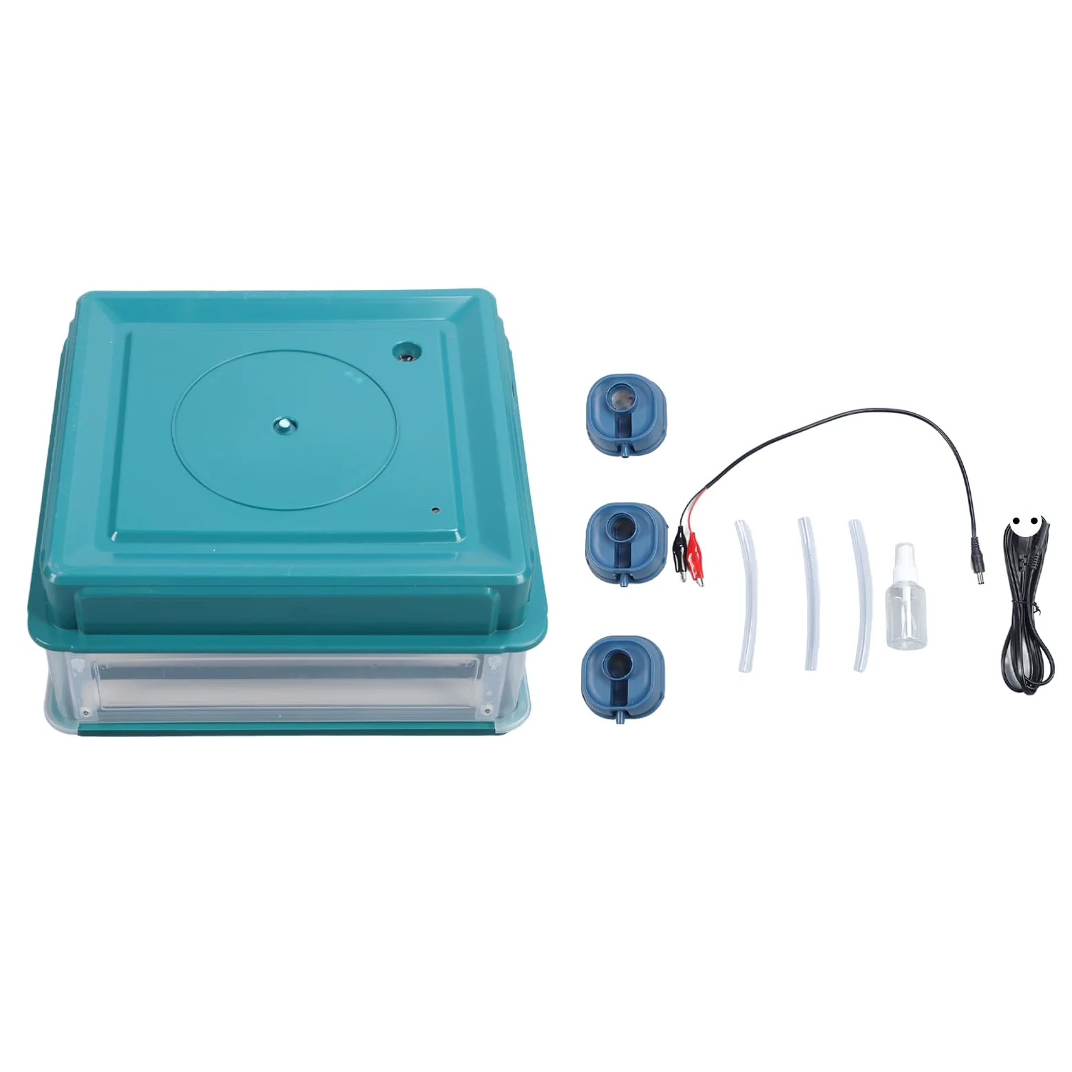 Controlador de Incubadora de Huevos, Controlador de Temperatura de Incubadora de Fácil Observación, Luz LED con Giro Automático para Laboratorios (Enchufe europeo 220V 38 huevos)