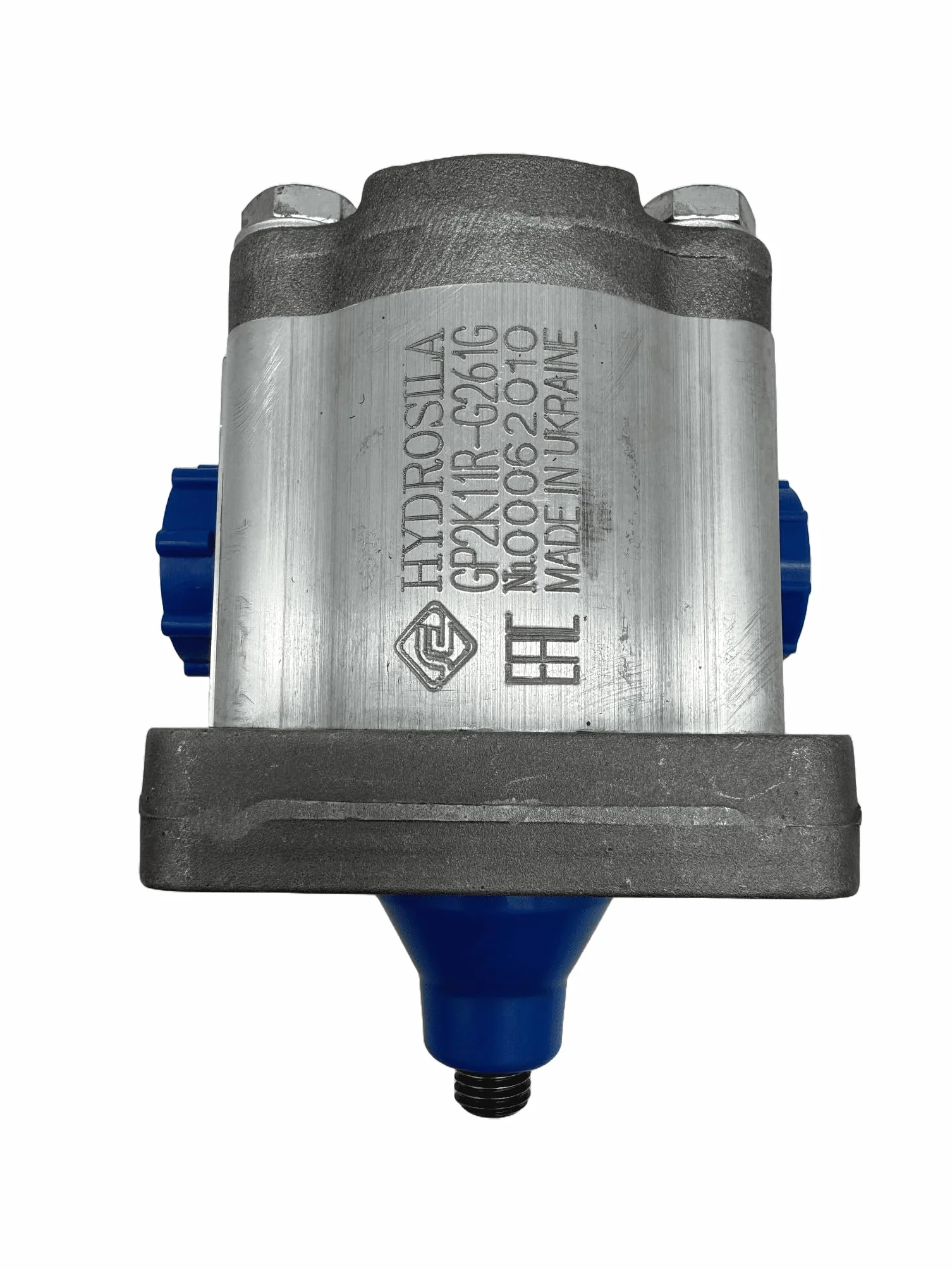 Bomba Hidráulica 16.95 L/min, 250 bar, Eje Cónico 1:8, Puertos de 3/4" y 1/2" GAS, Montaje Europeo marca Hydrosila. Bomba para Tractor, Bomba para Prensa Hidráulica y Grupo Hidráulico