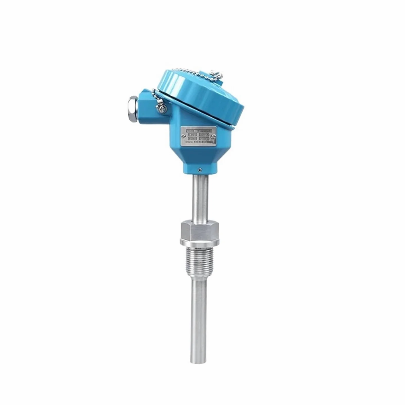 sensor Sonda de sensor de temperatura PT100, termopar industrial, diseño de acero inoxidable(0-100 PT100,500mm)