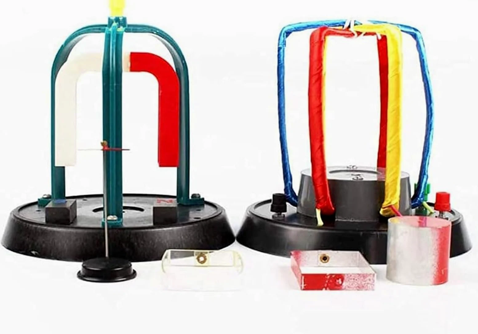 Demostrador de principio motor trifásico, equipo experimento física electromagnética for enseñanza en laboratorio