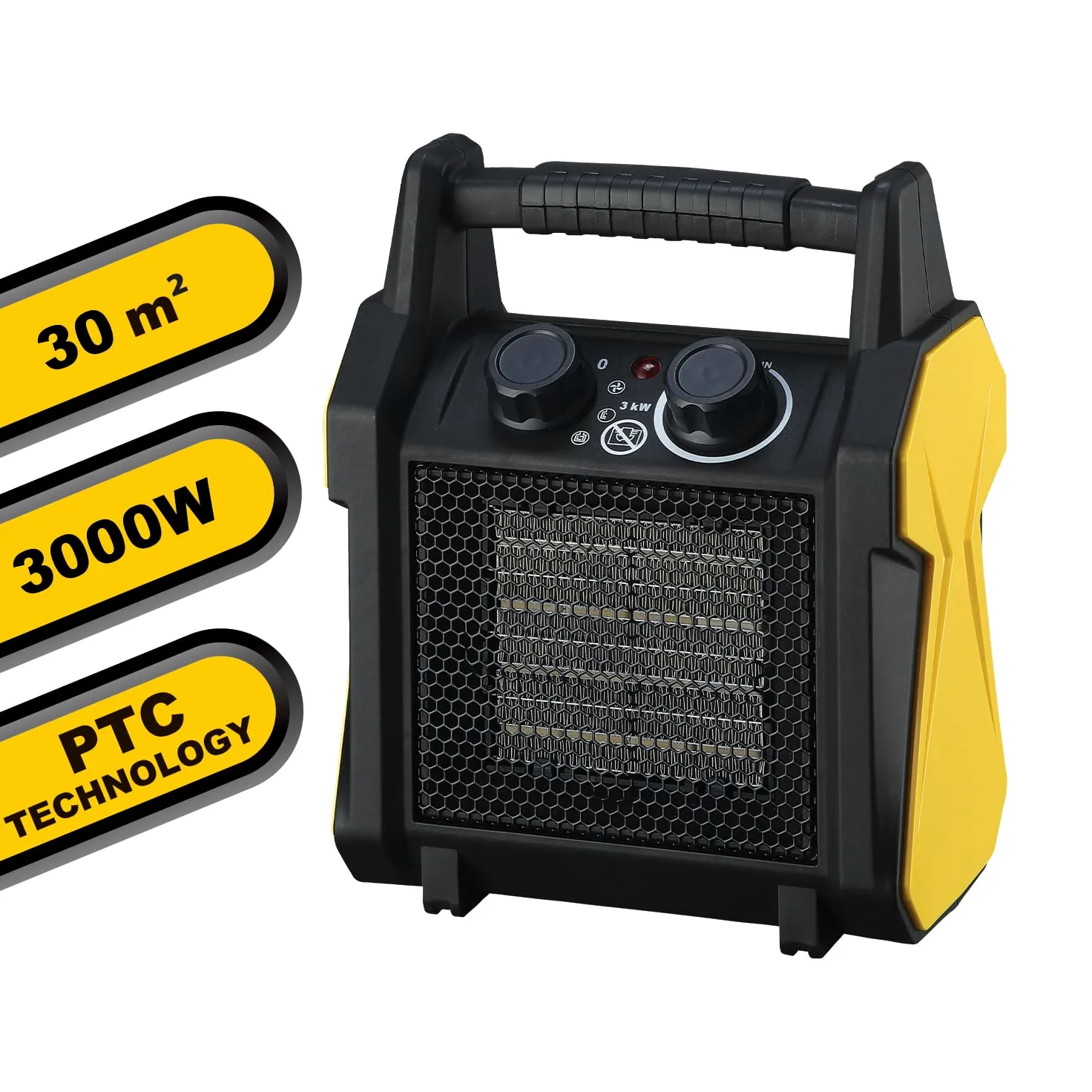 Generador de aire caliente industrial cerámico 3KW
