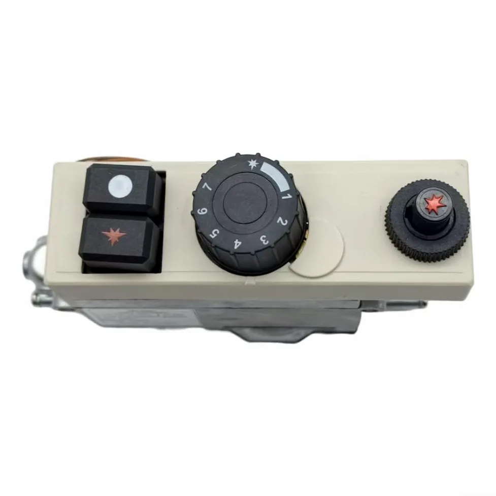Válvula de control de temperatura 710, válvula de control de termostato de gas 120-200 ℃ Controlador de gas de alta presión para horno industrial de vapor de freidora (SMT-WK002C)