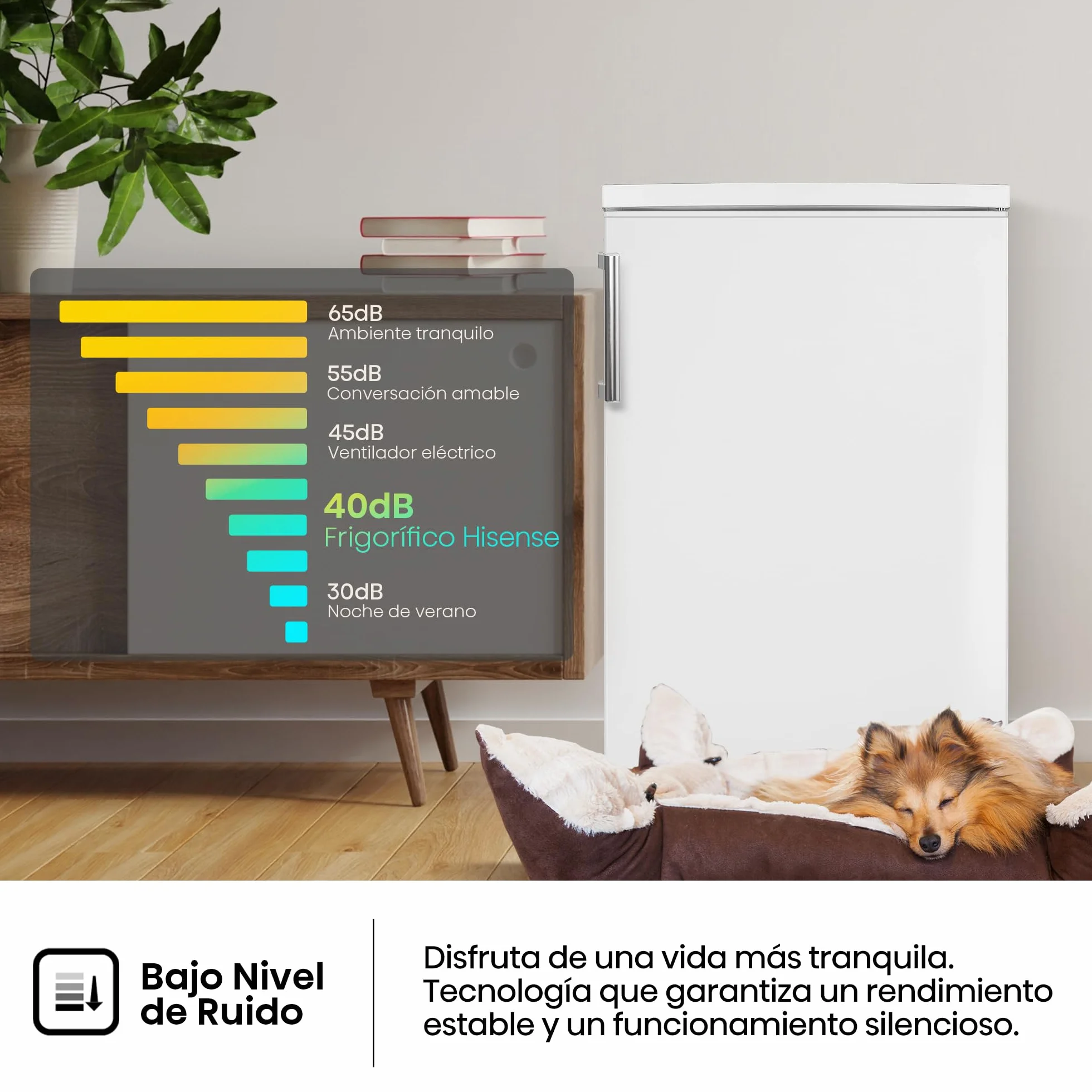 Hisense Frigorífico 1 Puerta Libre Instalación 133L Clase E 84.5x56cm Blanco