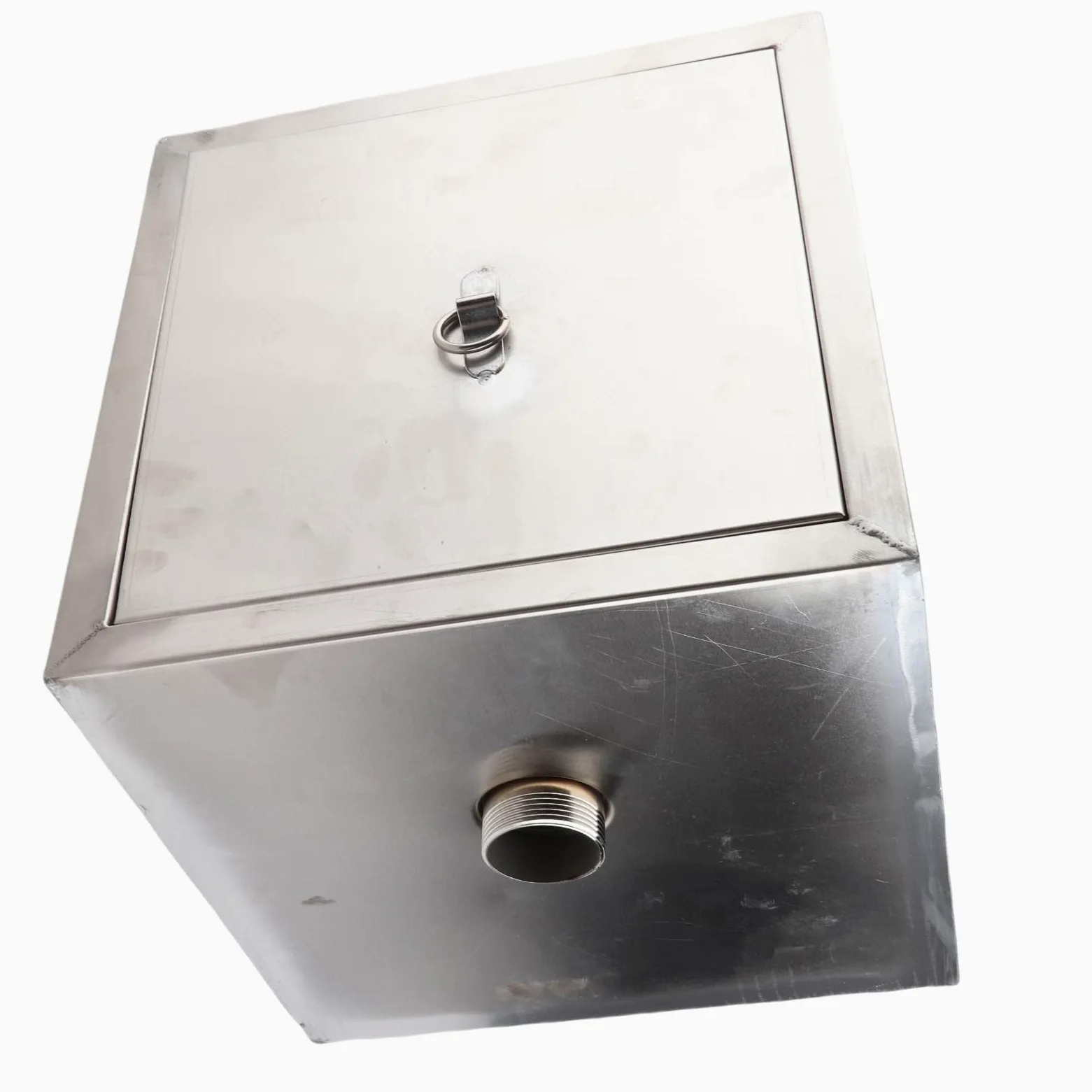 SUNGOOYUE Separador de Grasa Comercial en Construcción de Acero Inoxidable, Que Ofrece Durabilidad y Fácil Mantenimiento para Diversas Industrias, 30 X 30 X Cm