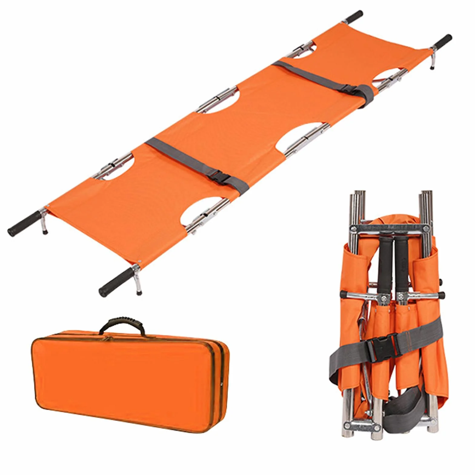 Camilla PortáTil, Rescate De AleacióN De Aluminio Resistente Y MóVil Con Bolsa De Almacenamiento Para Rescate En MontañA Y Transporte De Larga Distancia 210 X 54 Cm