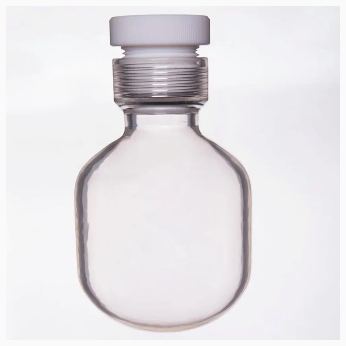 Cristalería de Laboratorio Tapón de rosca interna de PTFE for revestimiento de botellas de pared gruesa resistente a la presión P17(100mL-P170100D)