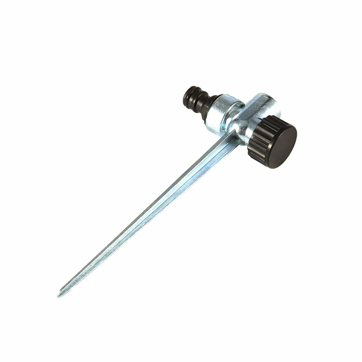 OhhGo Pinchas de metal, 3 piezas de soporte para aspersores de 1/2 pulgada para jardín, césped y sistema de riego de parque