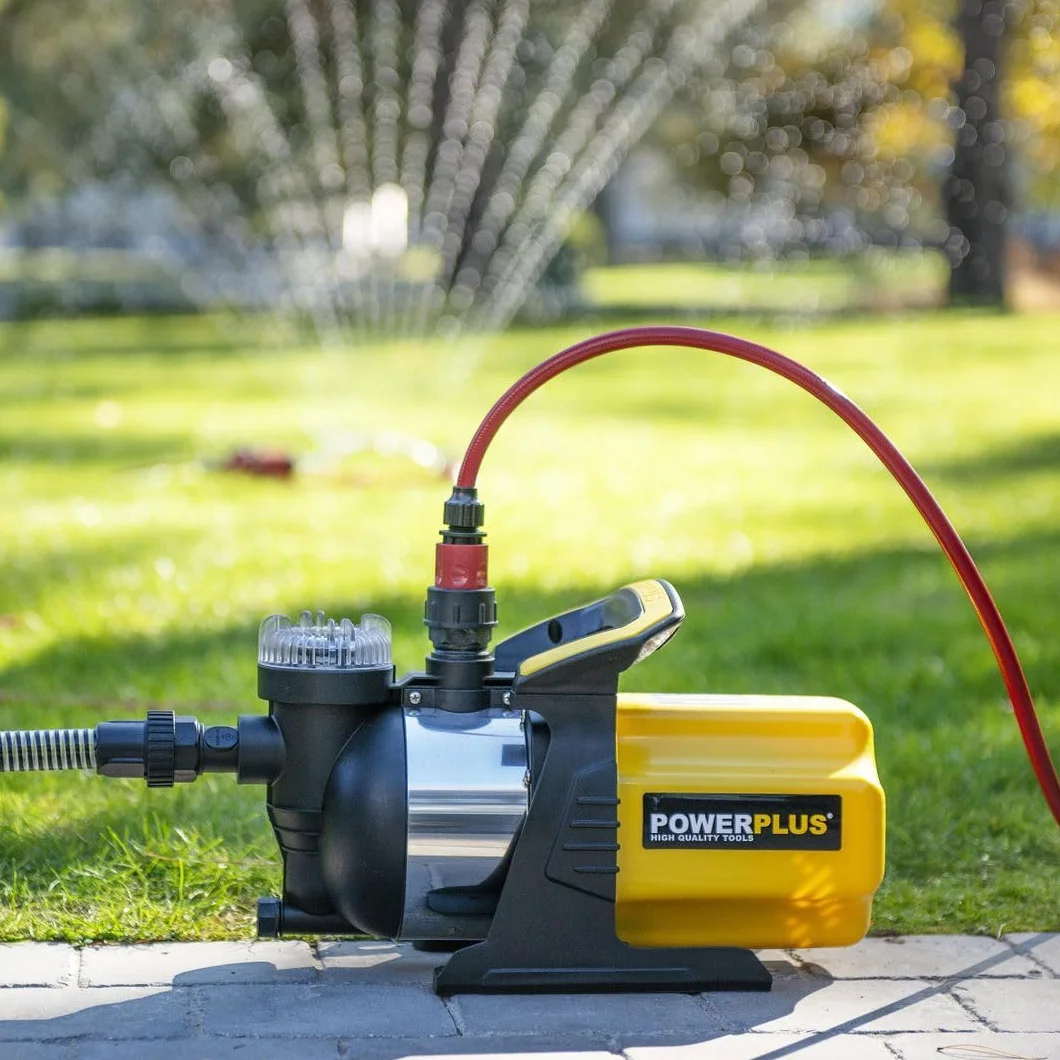 POWERPLUS POWXG9554 - Bomba de jardín 1000w anillo inox