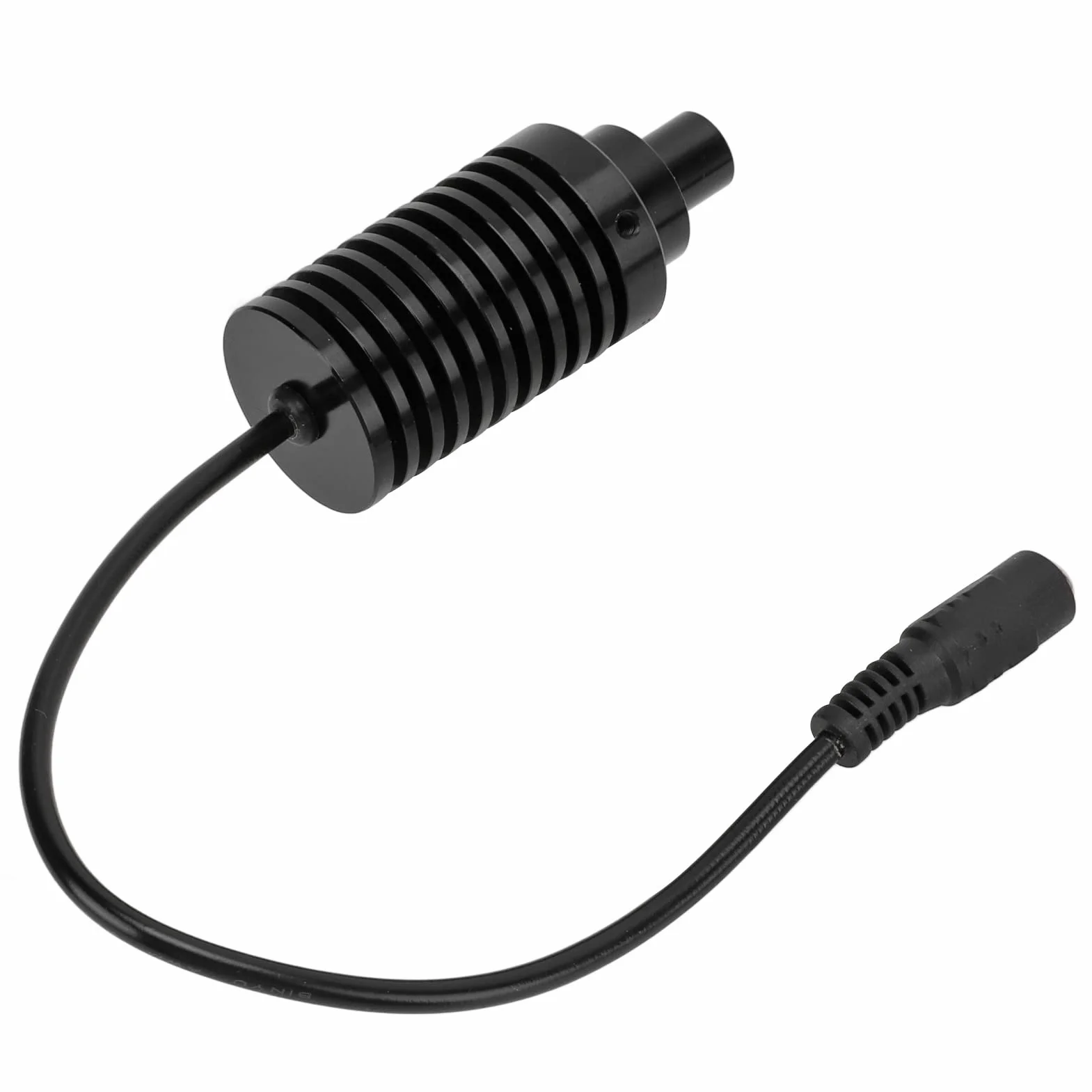 Microscopio Luz Coaxial Tipo Dividido Foco LED Brillo Ajustable Microscopio Iluminador Luz con Buena Disipación de Calor AC100V‑240V(Enchufe europeo de Φ11 mm blanco)