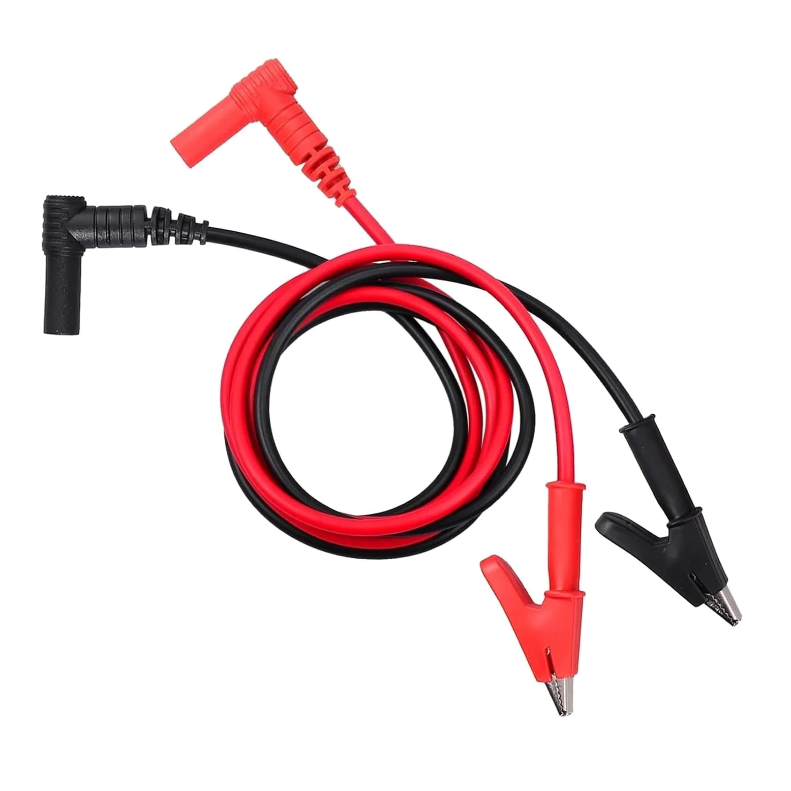 Cable suave de prueba de clip de banana a cocodrilo para multímetro