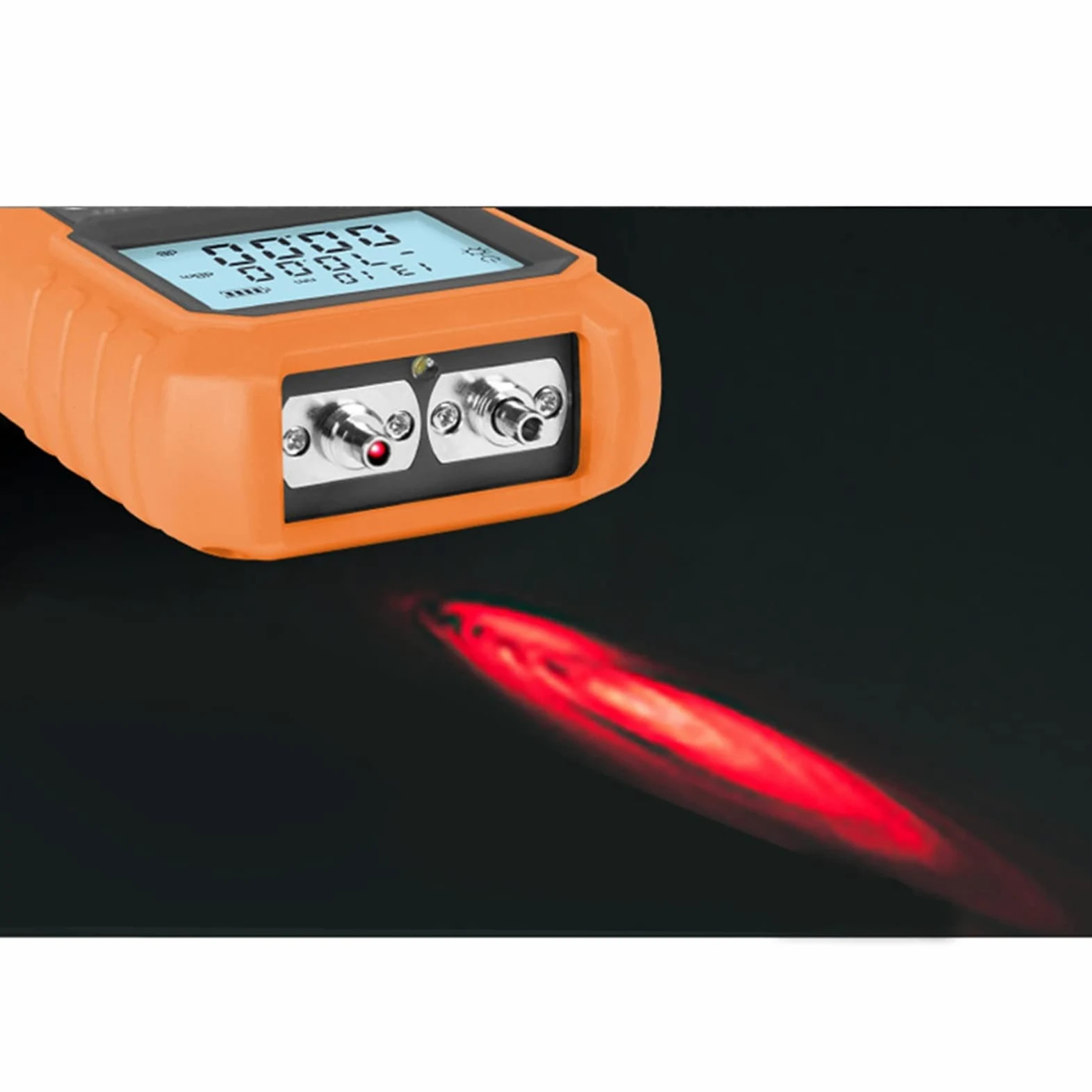 Probador de fibra, 3In1 Medidor de potencia óptica Visual Localizador de fallas de la red Prueba de la redes de la red Probador de fibra óptica 1MW con un localizador de fallas visuales de 5 km,Multi